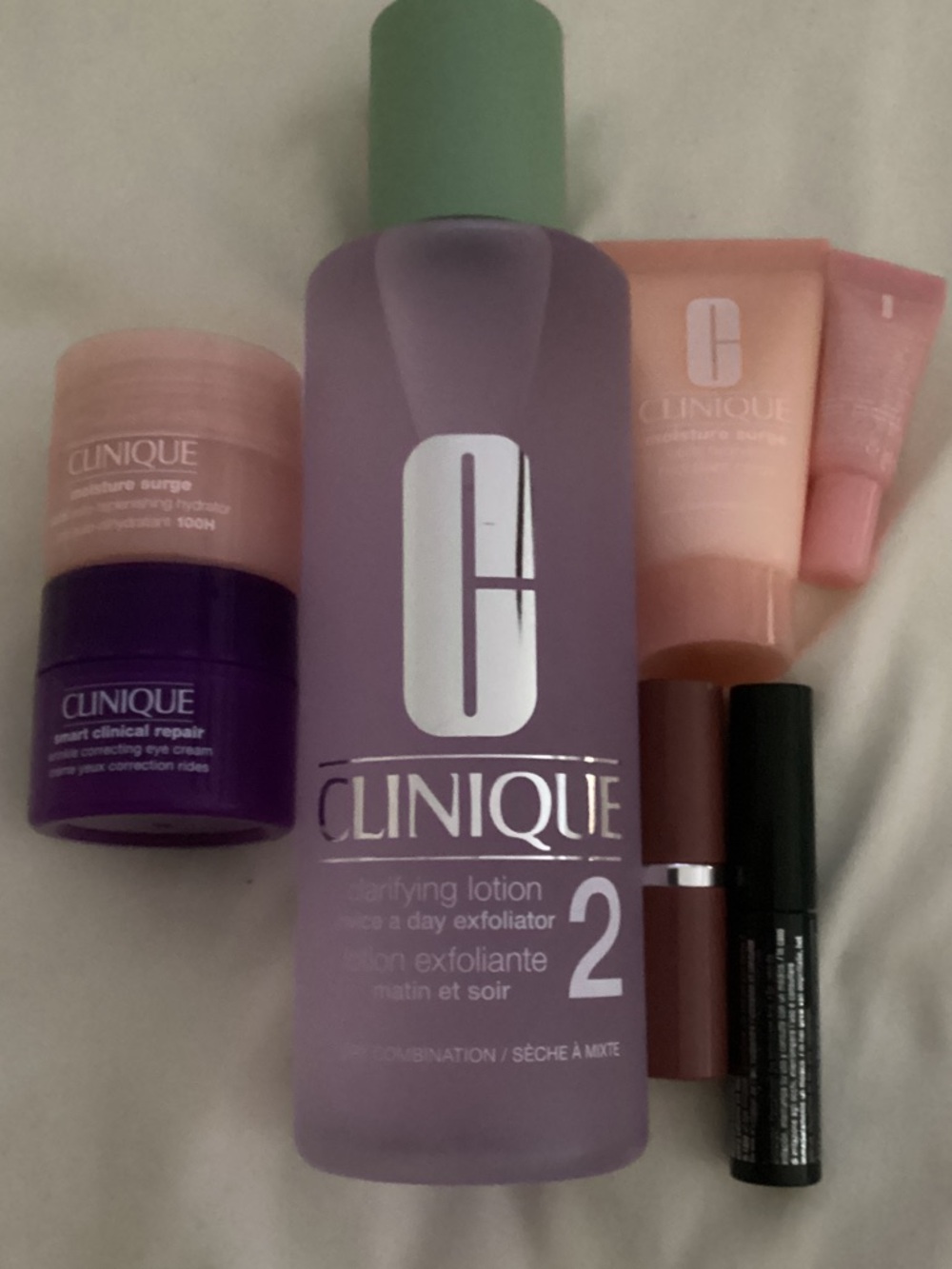 Clinique skincare makeup Clinique Clarifying Lotion 2  with 6 sample/travel size